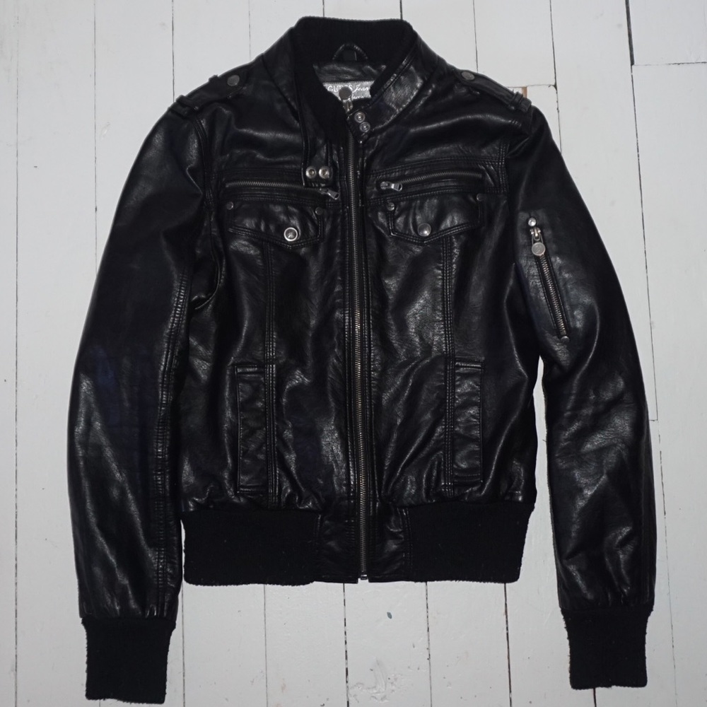 Guess leather jacket